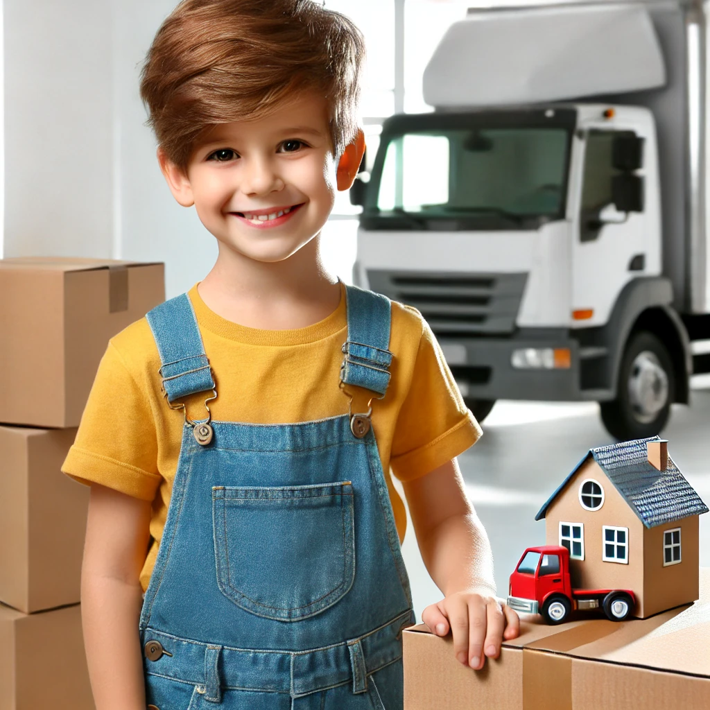 bambino con il camion